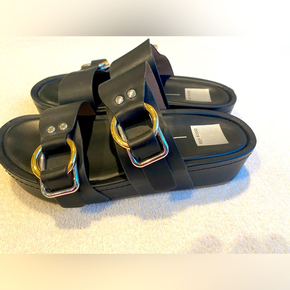 Dolce Vita CiCi platform sandal, black size 7.5